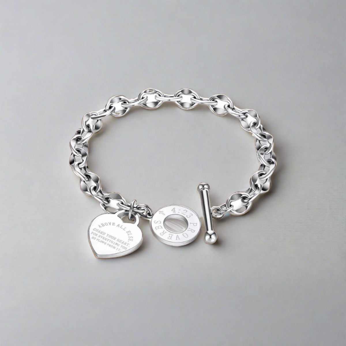 Above All Else Bracelet / Stainless Steel - Nina Kane Jewellery