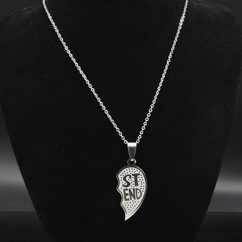 2 Piece Best Friends Necklace / Stsinless Steel - Nina Kane Jewellery