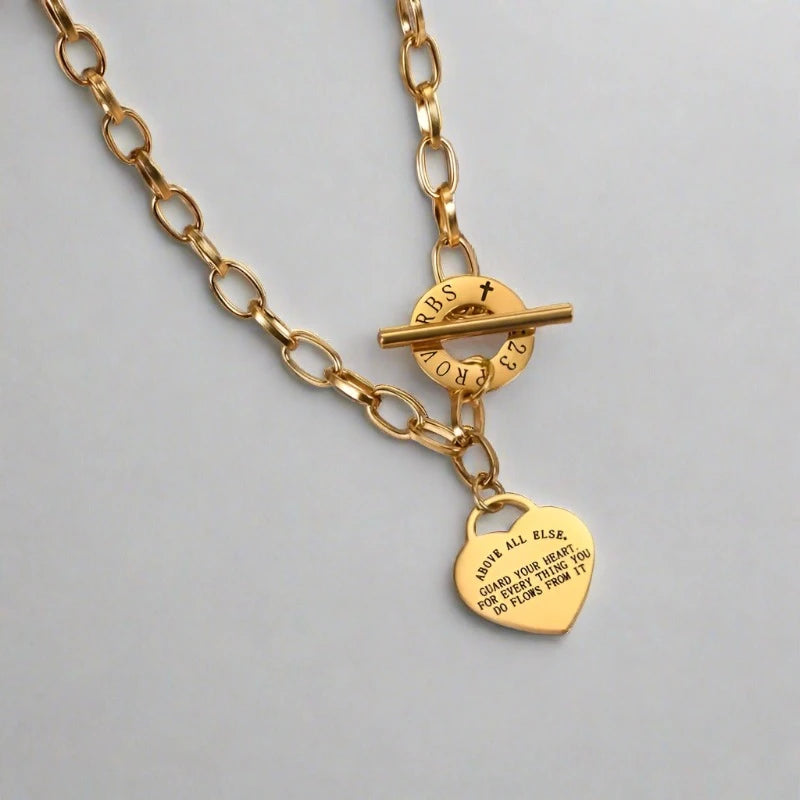 Above All Else Chain Necklaces / 18K Gold Plated - Nina Kane Jewellery