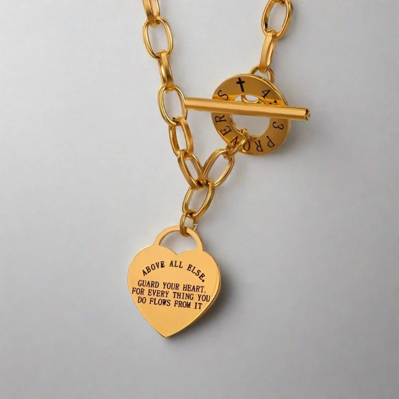 Above All Else Chain Necklaces / 18K Gold Plated - Nina Kane Jewellery