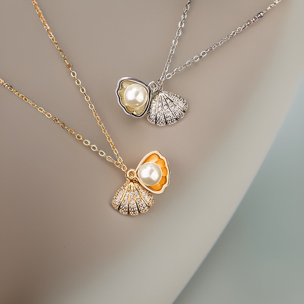 Luna Freshwater Pearl Necklaces / 925 Sterling Silver - Nina Kane Jewellery