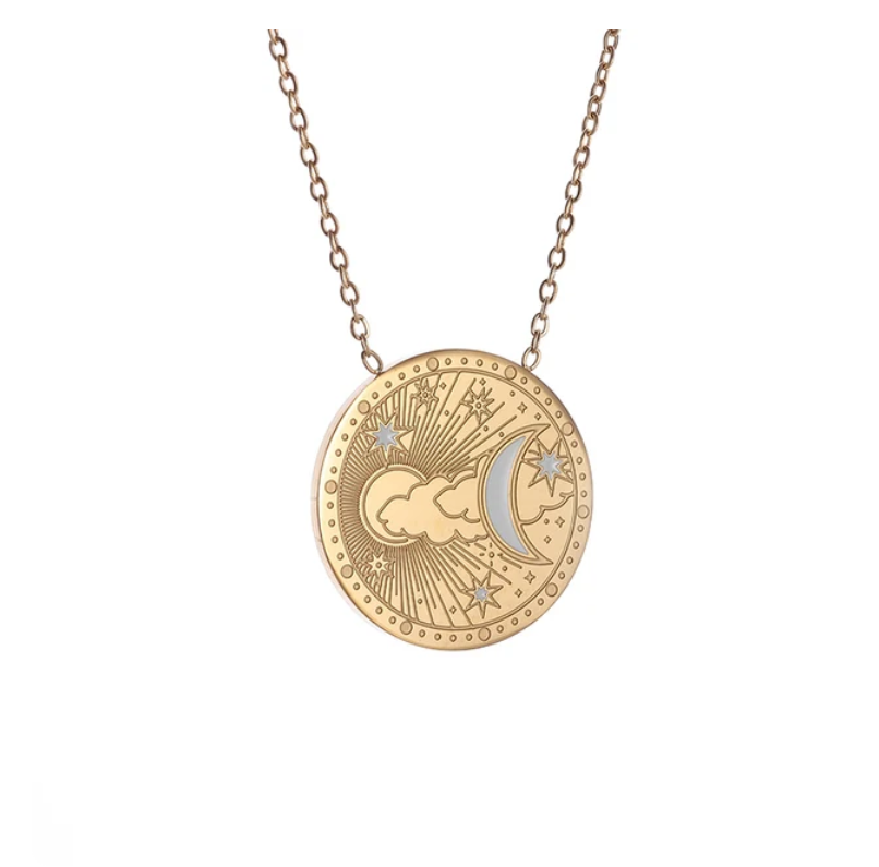 Emma Celestial Pendants / 18K Gold Plated - Nina Kane Jewellery