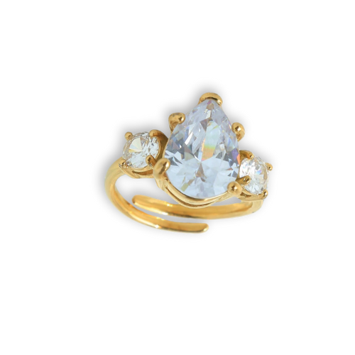 The Anastasia Ring / 18K Gold Plated - Nina Kane Jewellery