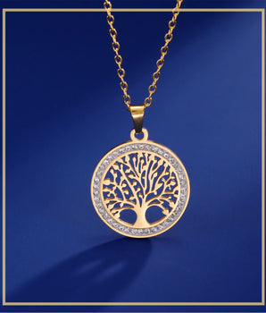 The Tree of Life Pendants/ Stainless steel - Nina Kane Jewellery