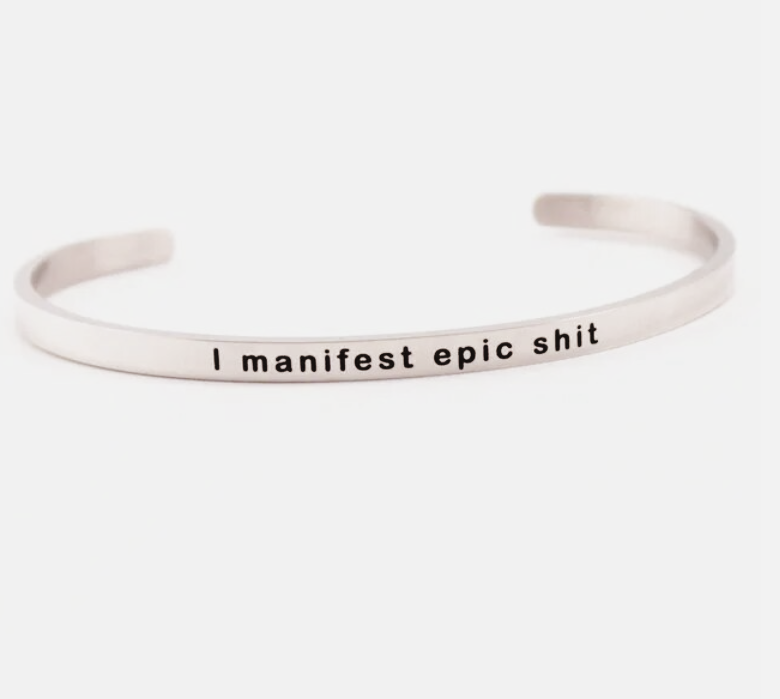 Jackie Manifestation Bangles / Stainless Steel - Nina Kane Jewellery