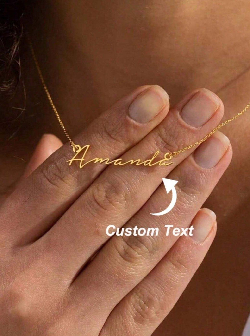Katana Personalised Custom Name Necklaces / Titanium Steel - Nina Kane Jewellery