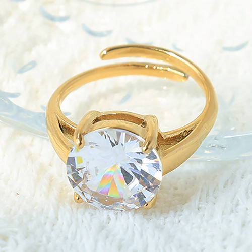 The Evelina Ring / 18K Gold plated - Nina Kane Jewellery