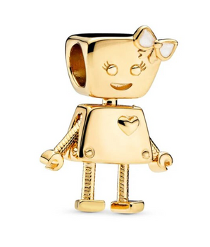 The Little Robot Charm / Alloy - Nina Kane Jewellery