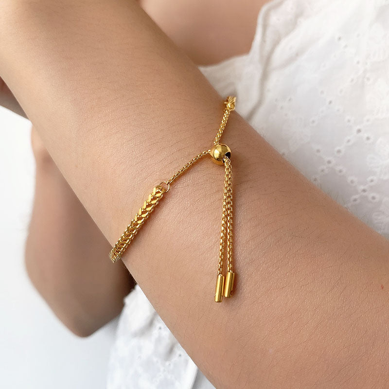 Delicate Cuban Link Bracelet / Stainless Steel