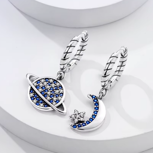 Orla Celestial Earrings / 925 Sterling Silver - Nina Kane Jewellery