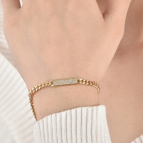 The Glow Getter Bracelet / 18K Gold Plated - Nina Kane Jewellery