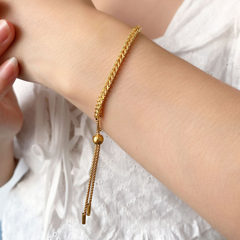 Delicate Cuban Link Bracelet / Stainless Steel