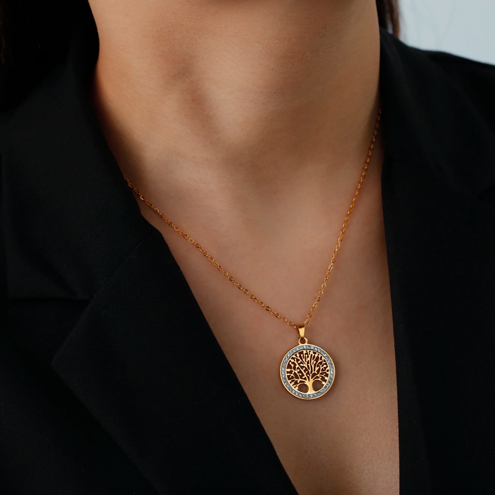 The Tree of Life Pendants/ Stainless steel - Nina Kane Jewellery