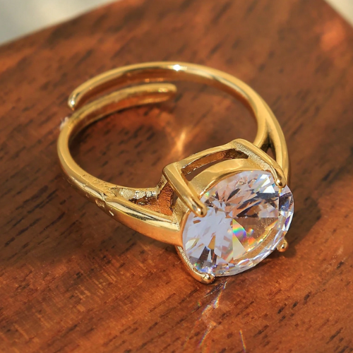 The Evelina Ring / 18K Gold plated - Nina Kane Jewellery
