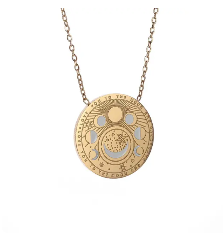 Emma Celestial Pendants / 18K Gold Plated - Nina Kane Jewellery