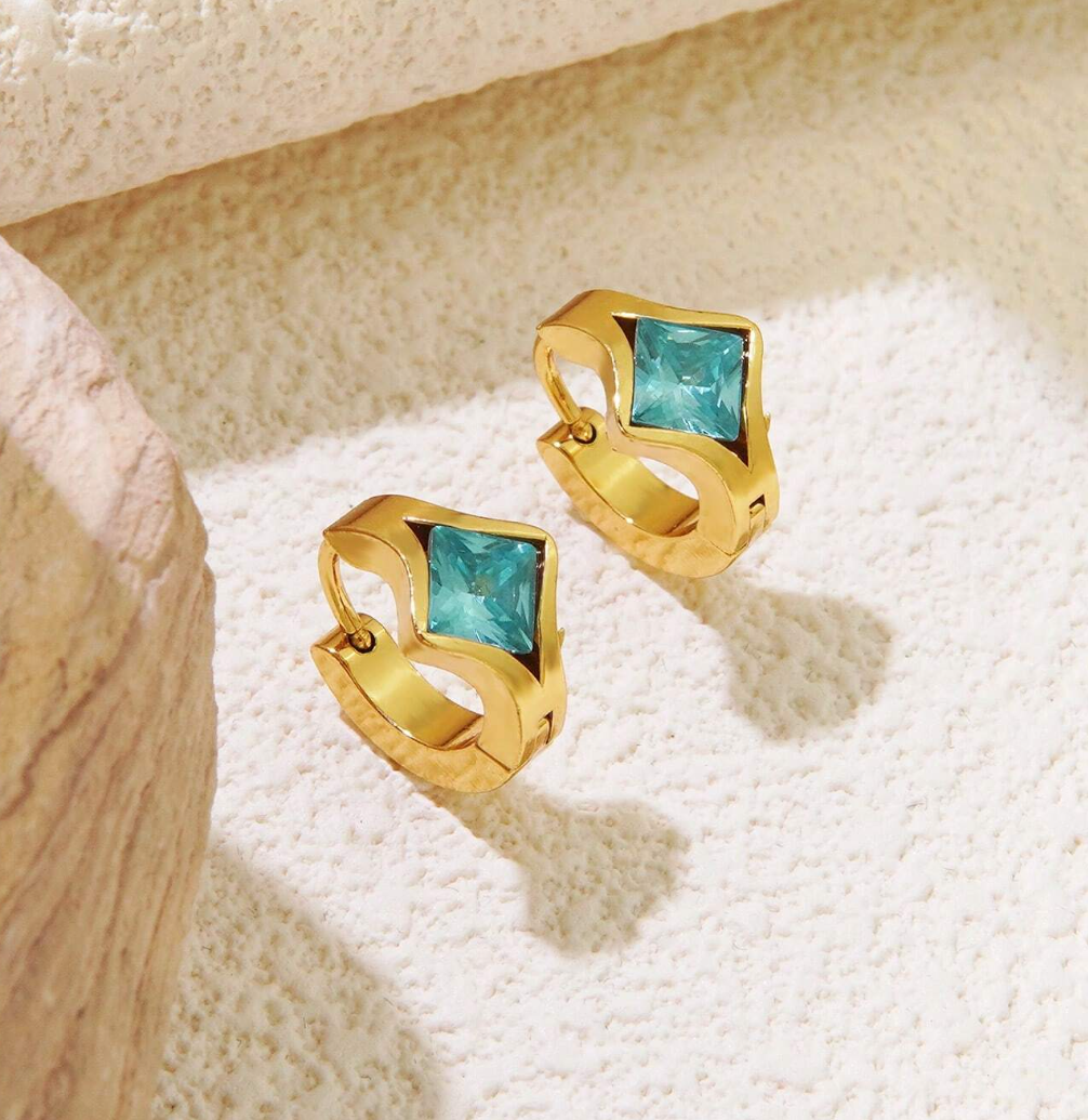 The Riviera Bold Hoops / 18K Gold Plated - Nina Kane Jewellery