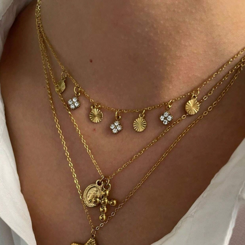 The Valencia Necklace / 18K Gold Plated - Nina Kane Jewellery