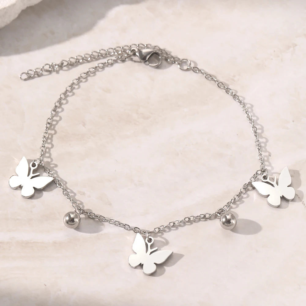 Ireland Butterfly Bracelets / Stainless Steel - Nina Kane Jewellery