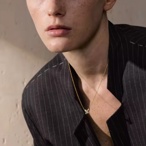 Emmanuella Butterfly Necklace / 18K Gold Plated - Nina Kane Jewellery