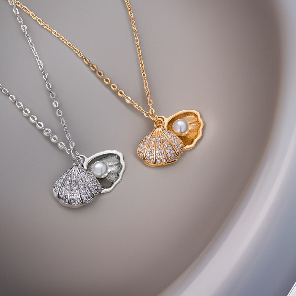 Luna Freshwater Pearl Necklaces / 925 Sterling Silver - Nina Kane Jewellery