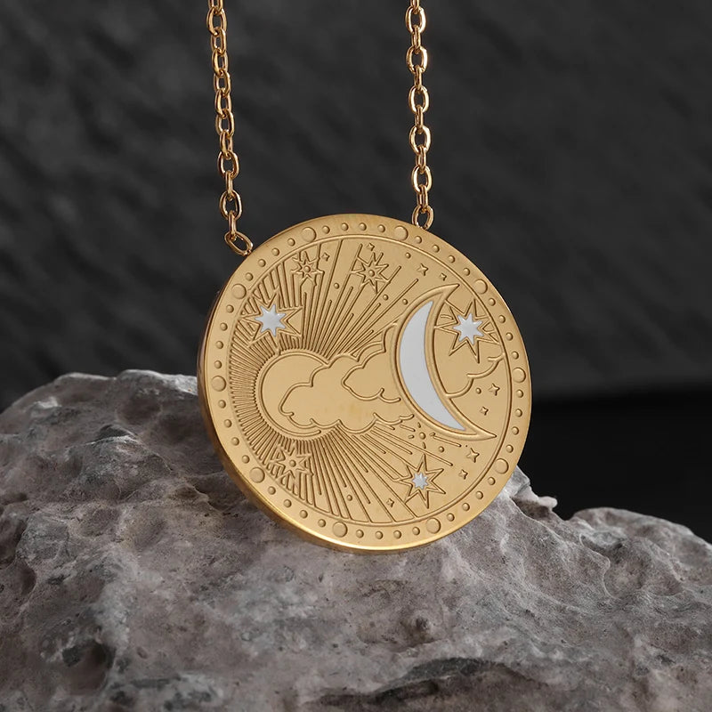 Emma Celestial Pendants / 18K Gold Plated - Nina Kane Jewellery