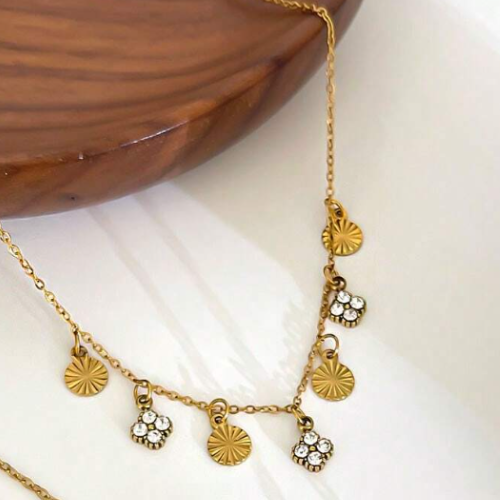 The Valencia Necklace / 18K Gold Plated - Nina Kane Jewellery