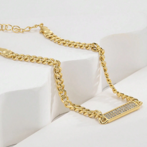 The Glow Getter Bracelet / 18K Gold Plated - Nina Kane Jewellery