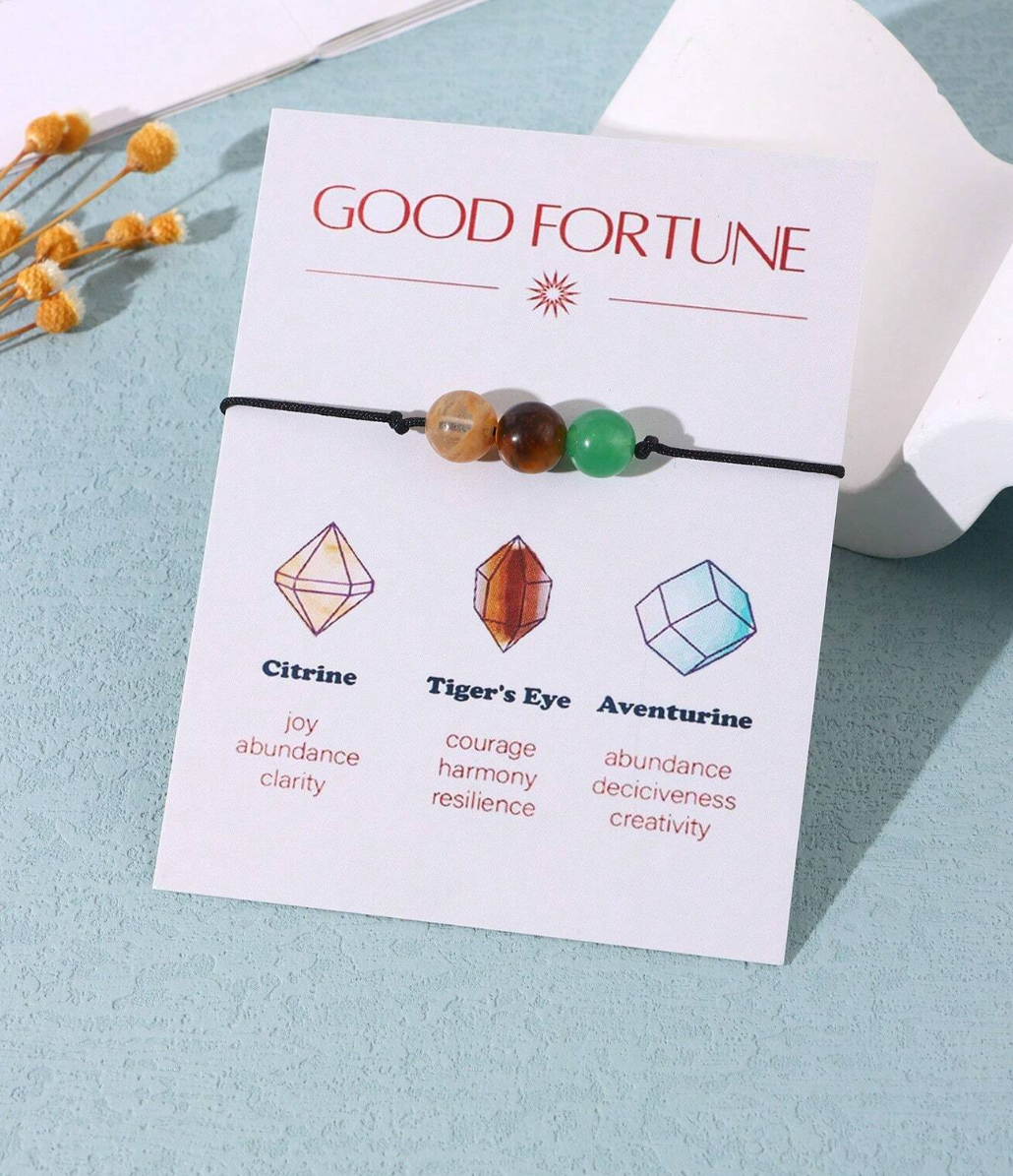 Positivity Crystal Beaded Bracelets / Crystal - Nina Kane Jewellery