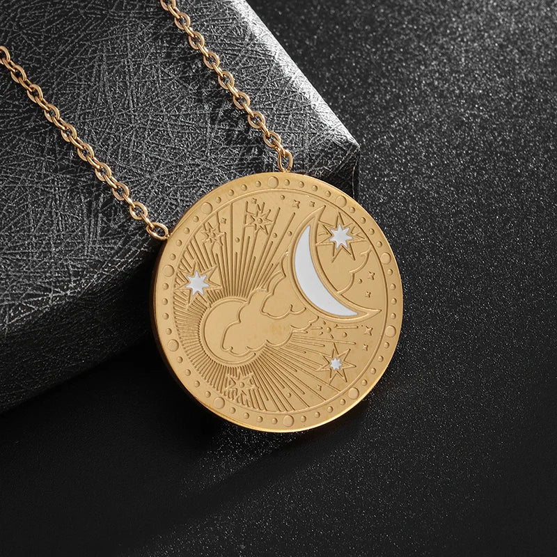 Emma Celestial Pendants / 18K Gold Plated - Nina Kane Jewellery