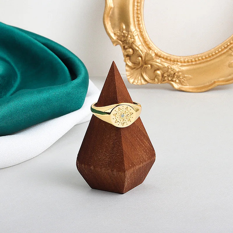 Flare Sunburst Rings / 925 Sterling Silver - Nina Kane Jewellery