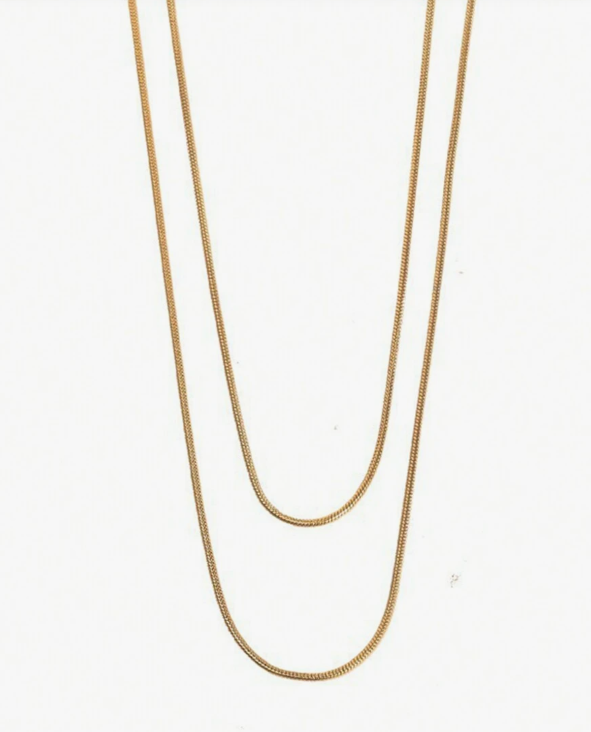 Chloe Extra Long Rope Chain / 18K Gold Plated - Nina Kane Jewellery