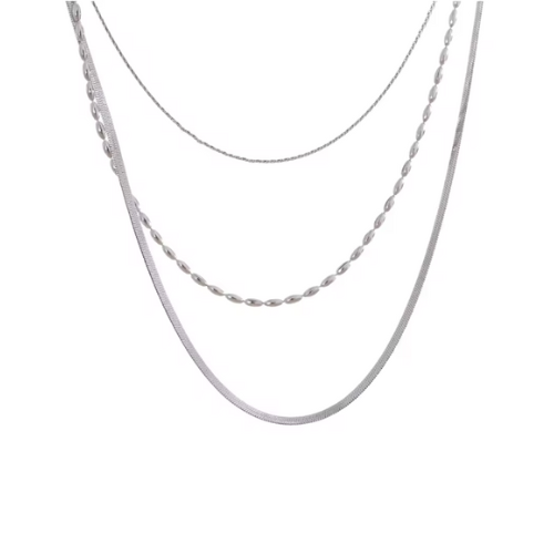 Sedona Triple Layer Necklace / 18K Gold Plated - Nina Kane Jewellery
