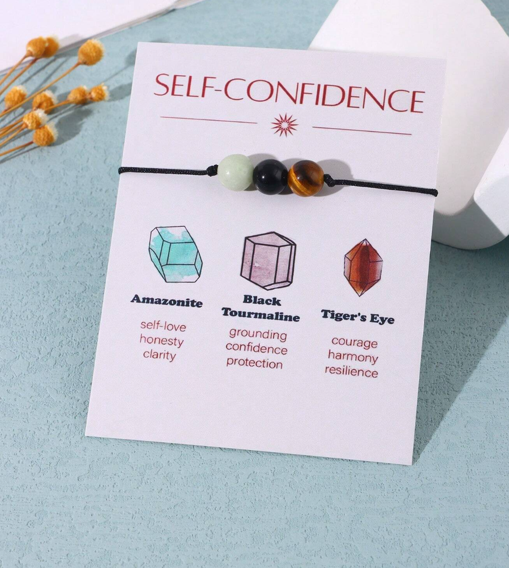 Positivity Crystal Beaded Bracelets / Crystal - Nina Kane Jewellery
