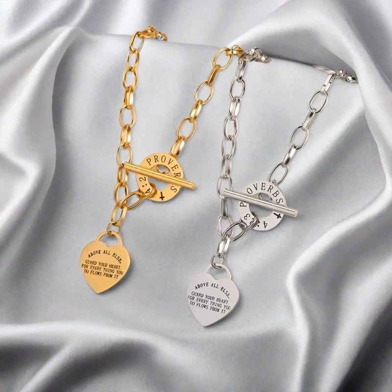 Above All Else Chain Necklaces / 18K Gold Plated - Nina Kane Jewellery