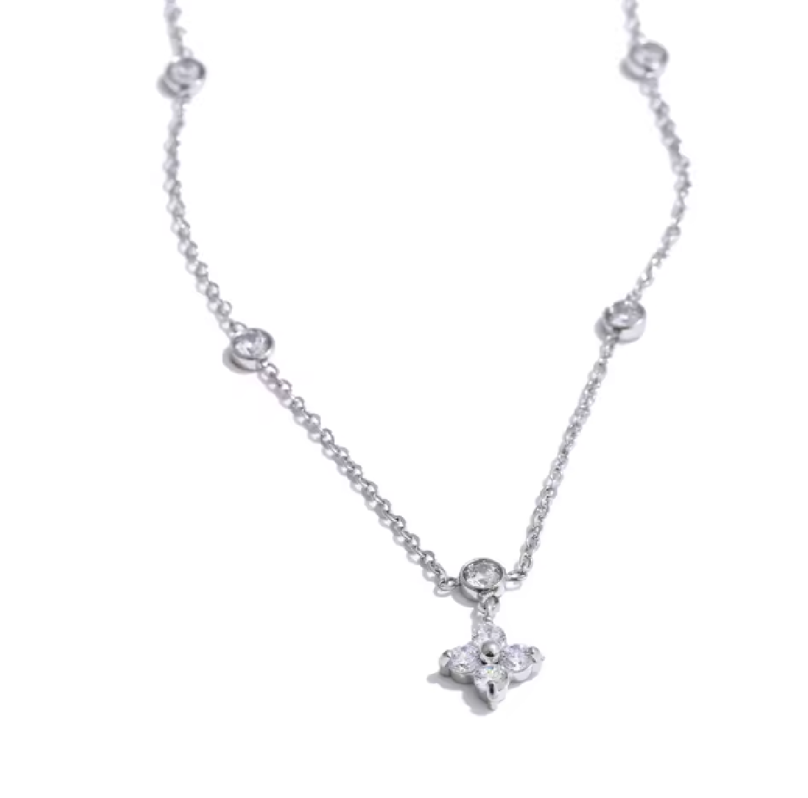 Gaia Clover Necklaces / 18K Gold Plated - Nina Kane Jewellery