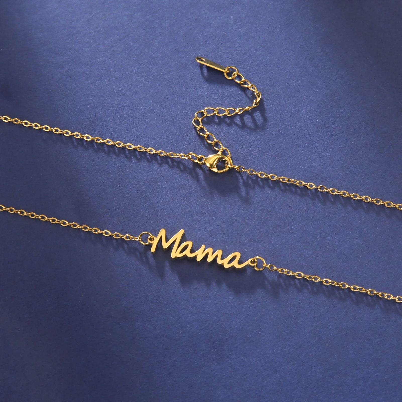 MAMA Written Necklaces / Stainless steel - Nina Kane Jewellery