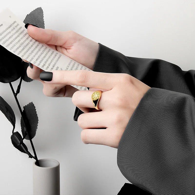 Flare Sunburst Rings / 925 Sterling Silver - Nina Kane Jewellery