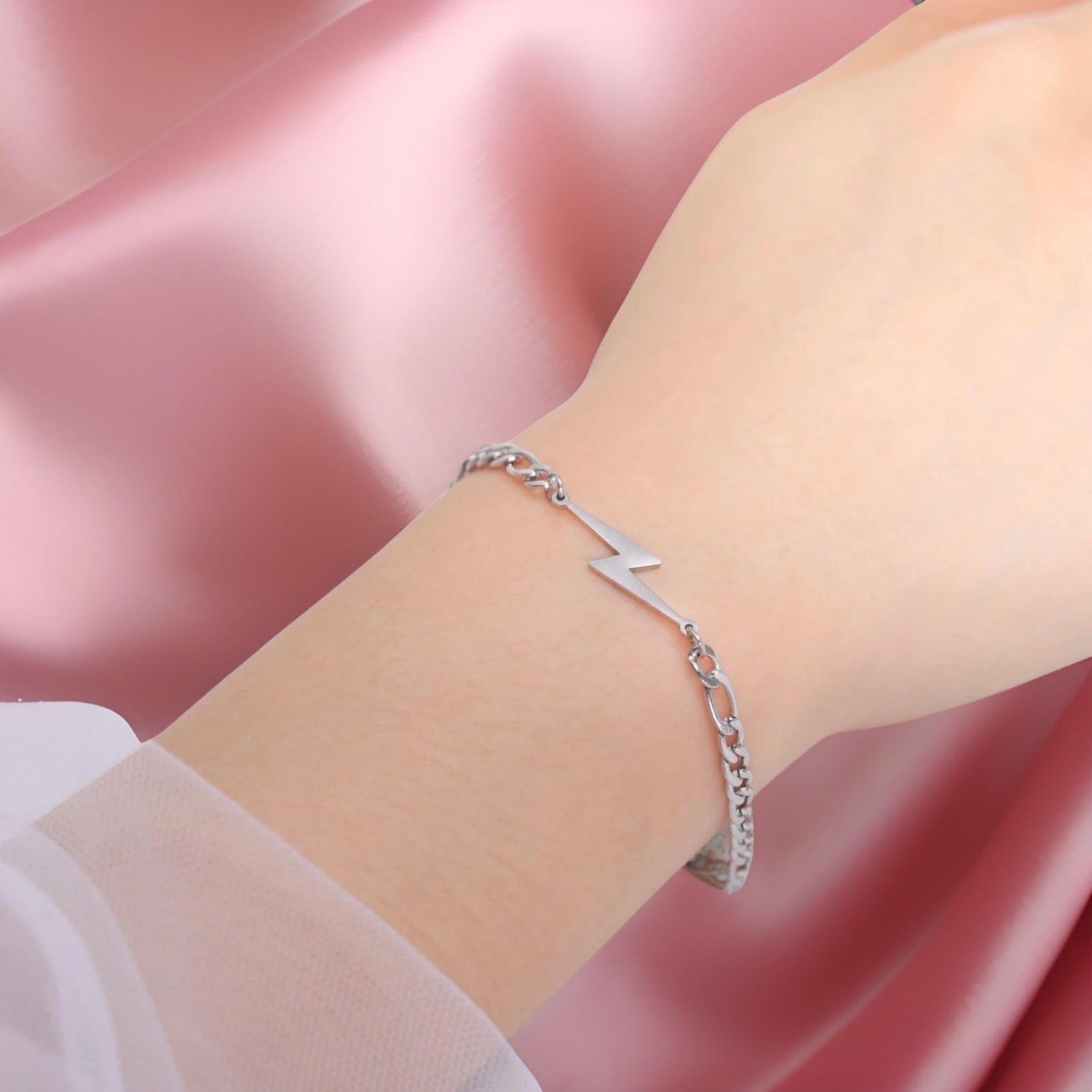 Priya Lightening Bracelets / Stainless Steel - Nina Kane Jewellery