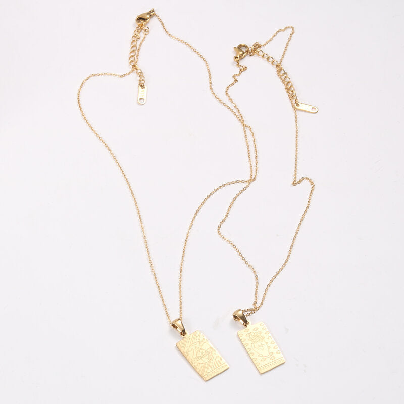 Protection Double Sided Pendant / Stainless Steel