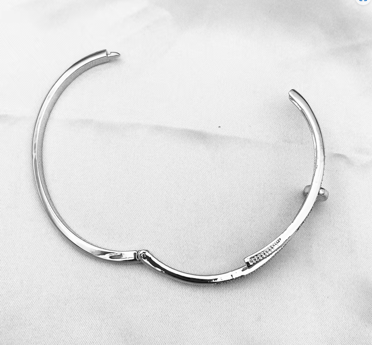 Tatianna Crystal Nail Bangles / 18K Gold Plated - Nina Kane Jewellery