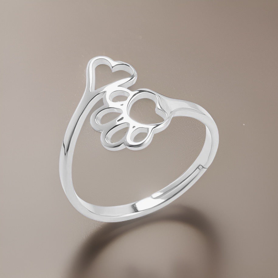 Hallie Animal Paw Rings / Stainless steel - Nina Kane Jewellery