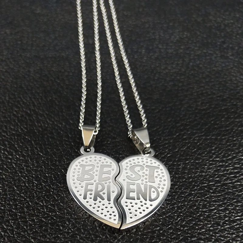 2 Piece Best Friends Necklace / Stsinless Steel - Nina Kane Jewellery