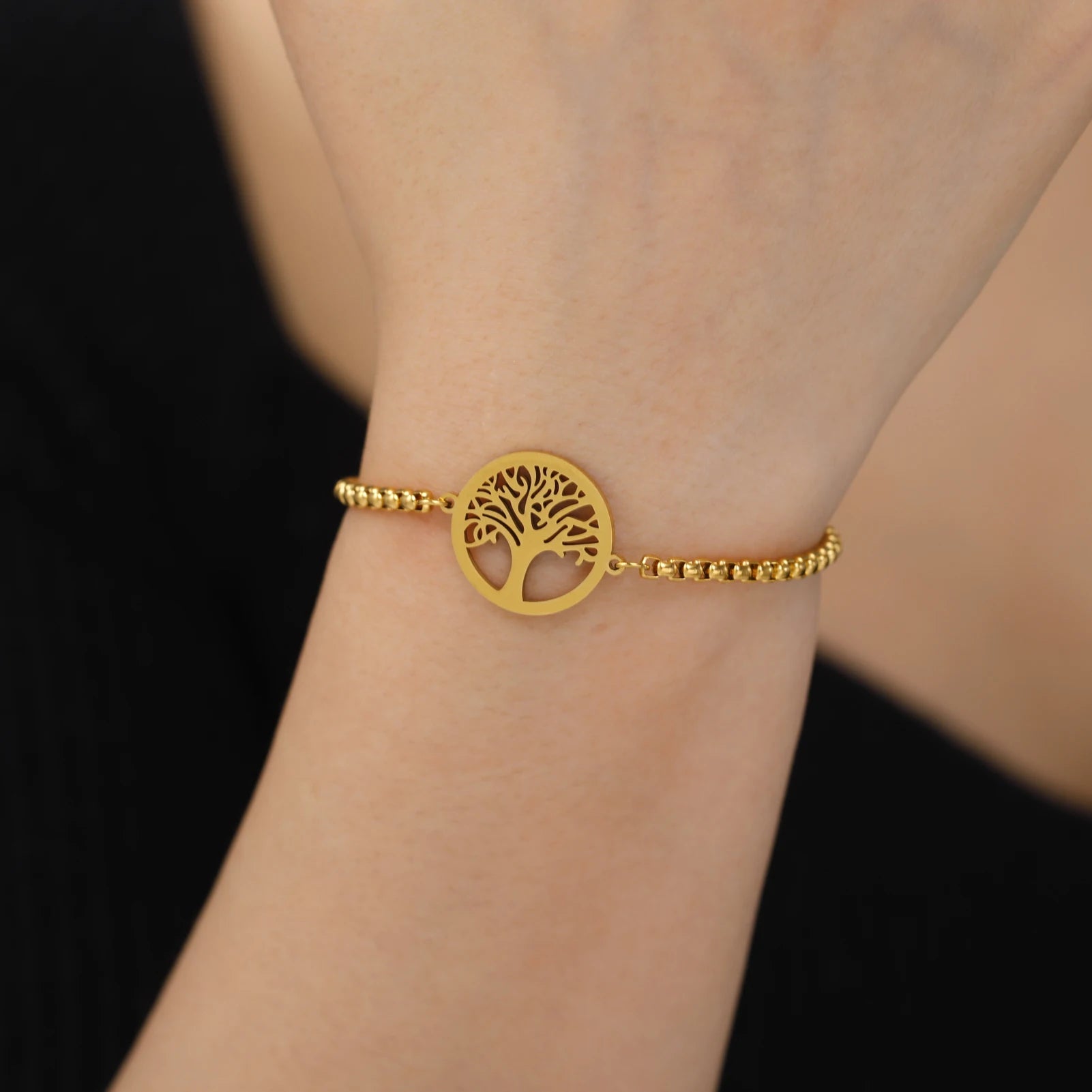 The Tree of Life Bracelets / Stainless Steel - Nina Kane Jewellery