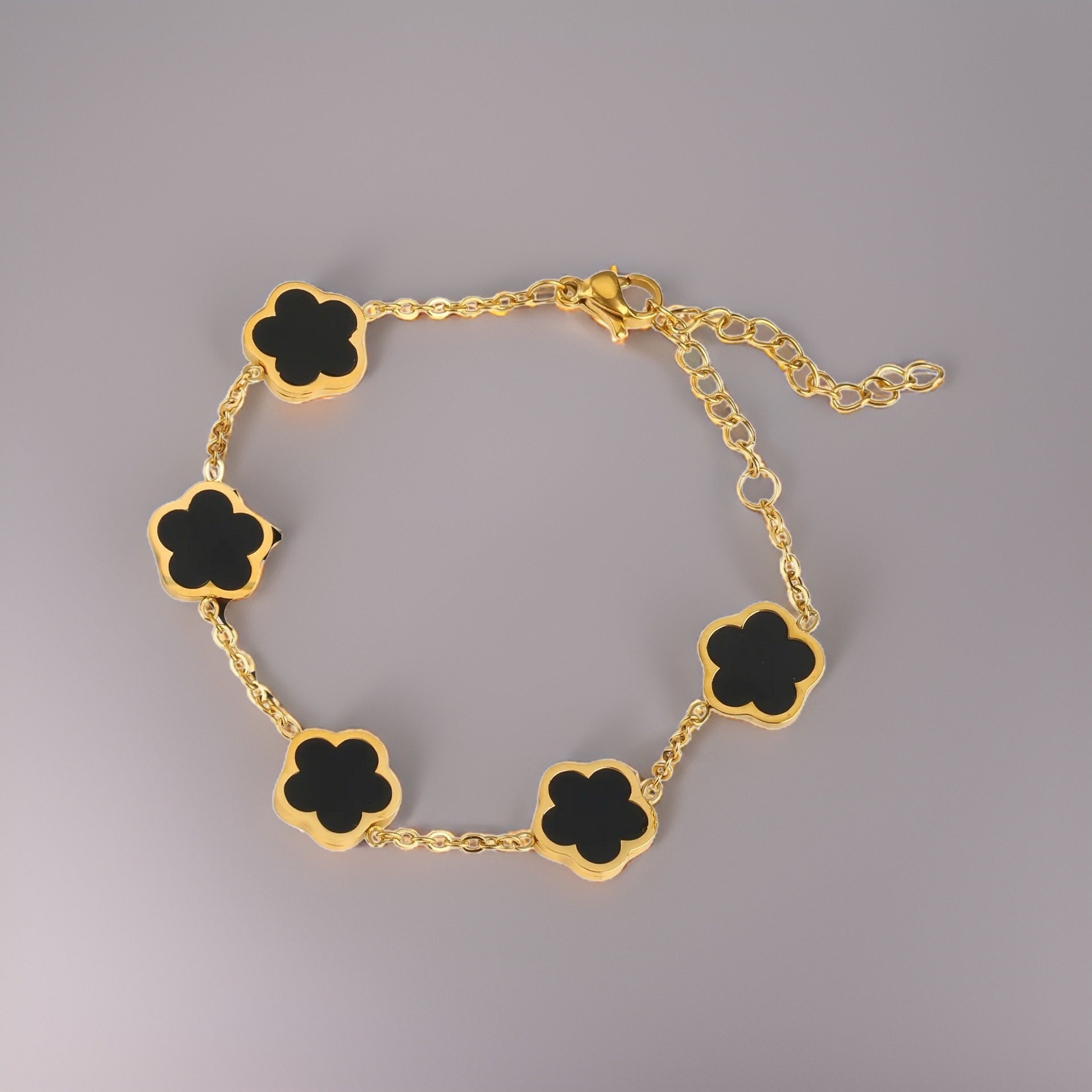Esmeralda Clover Bracelets / Stainless Steel - Nina Kane Jewellery