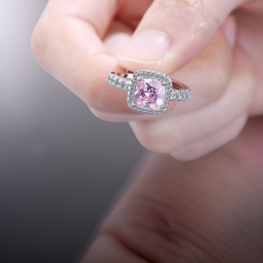Stella Princess Cut Rings / 925 Sterling Silver - Nina Kane Jewellery