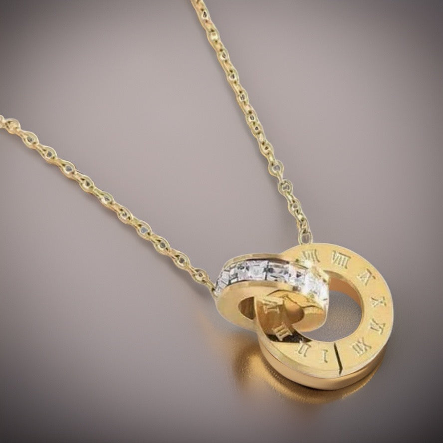 Birkley Roman Necklaces / Titanium Steel - Nina Kane Jewellery