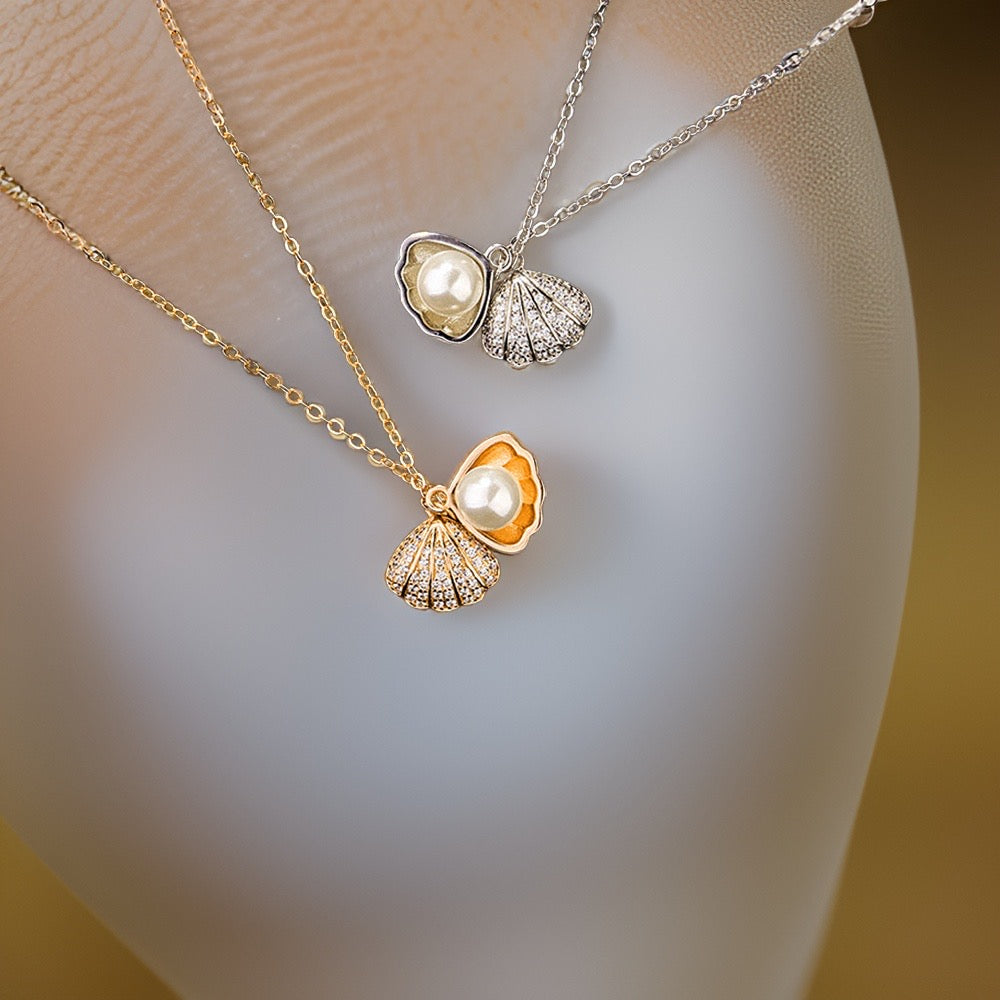 Luna Freshwater Pearl Necklaces / 925 Sterling Silver - Nina Kane Jewellery