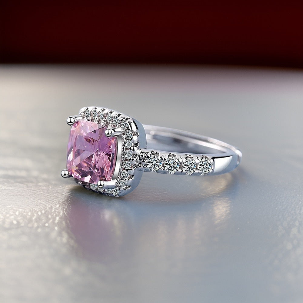 Stella Princess Cut Rings / 925 Sterling Silver - Nina Kane Jewellery