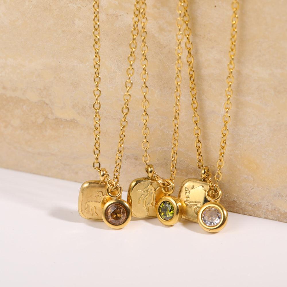 Vienna Vintage Constellation Necklaces / Stainless Steel - Nina Kane Jewellery