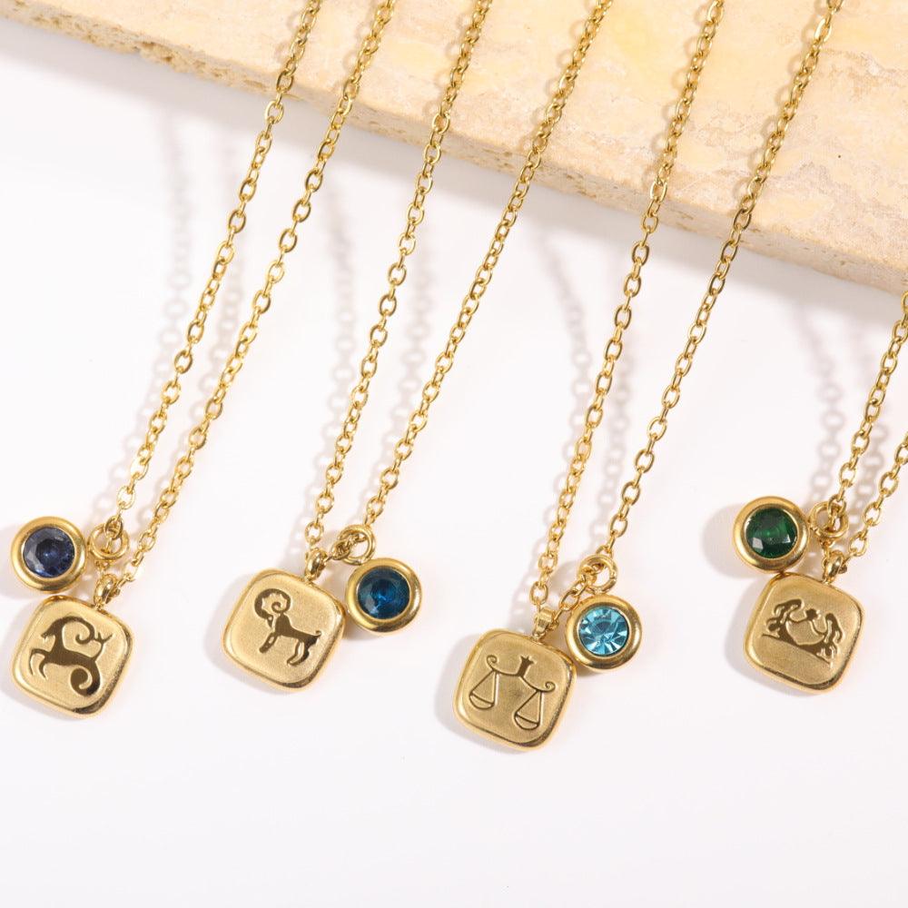 Vienna Vintage Constellation Necklaces / Stainless Steel - Nina Kane Jewellery
